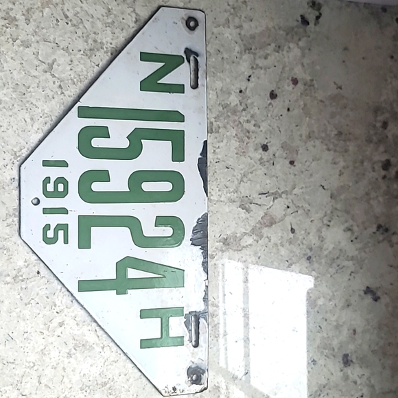 Set of 1915 License Plates Made in PA - Picture 2 of 4